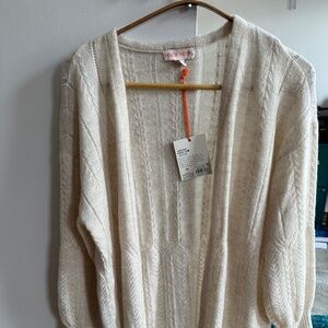 Knox rose xs open cardigan NWT